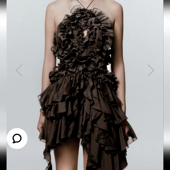 Urban Revivo Ruffle A-Line Dress - Picture 3 of 11